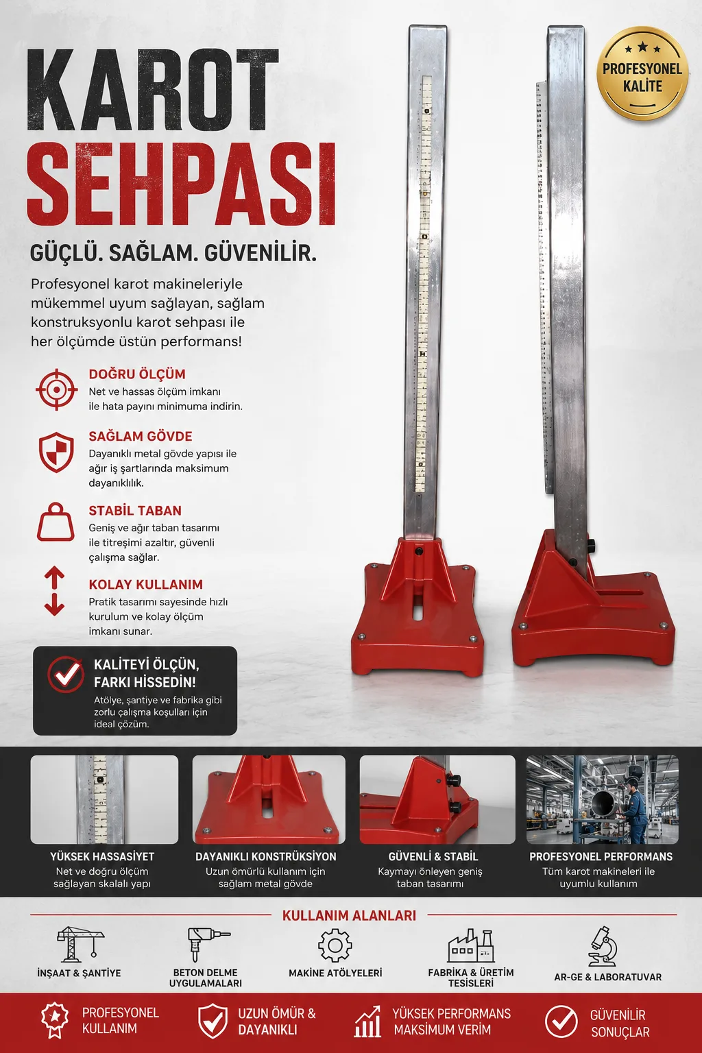 Karot Makinesi Sehpası